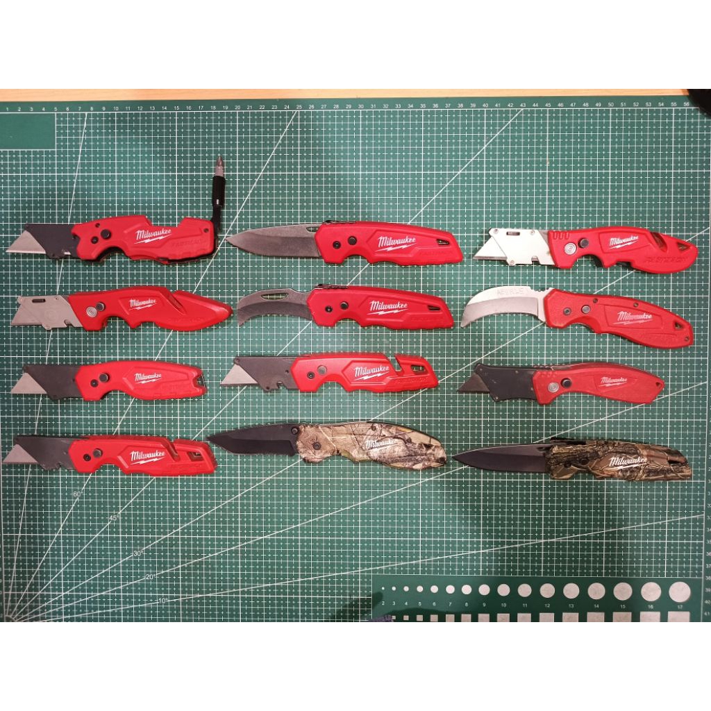 [SECOND/BEKAS] Pisau Lipat MILWAUKEE FASTBACK Folding knife Survival knive ex USA 48-22-1520 1525 15