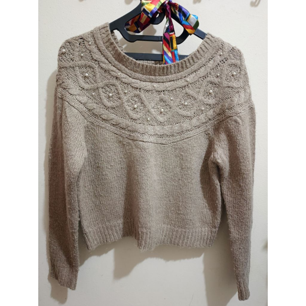 preloved sweater rajut axes femme