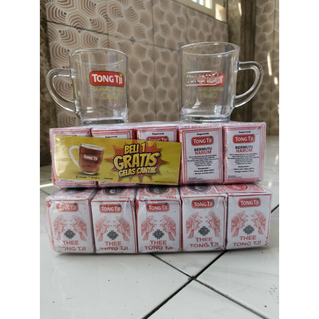 

Teh Tongtji Merah Jasmine Free Gelas Embos (Gratis Ongkir)