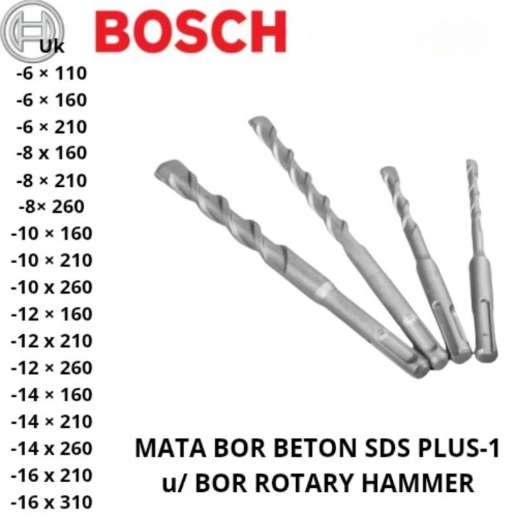Mata bor beton Bosch SDS plus