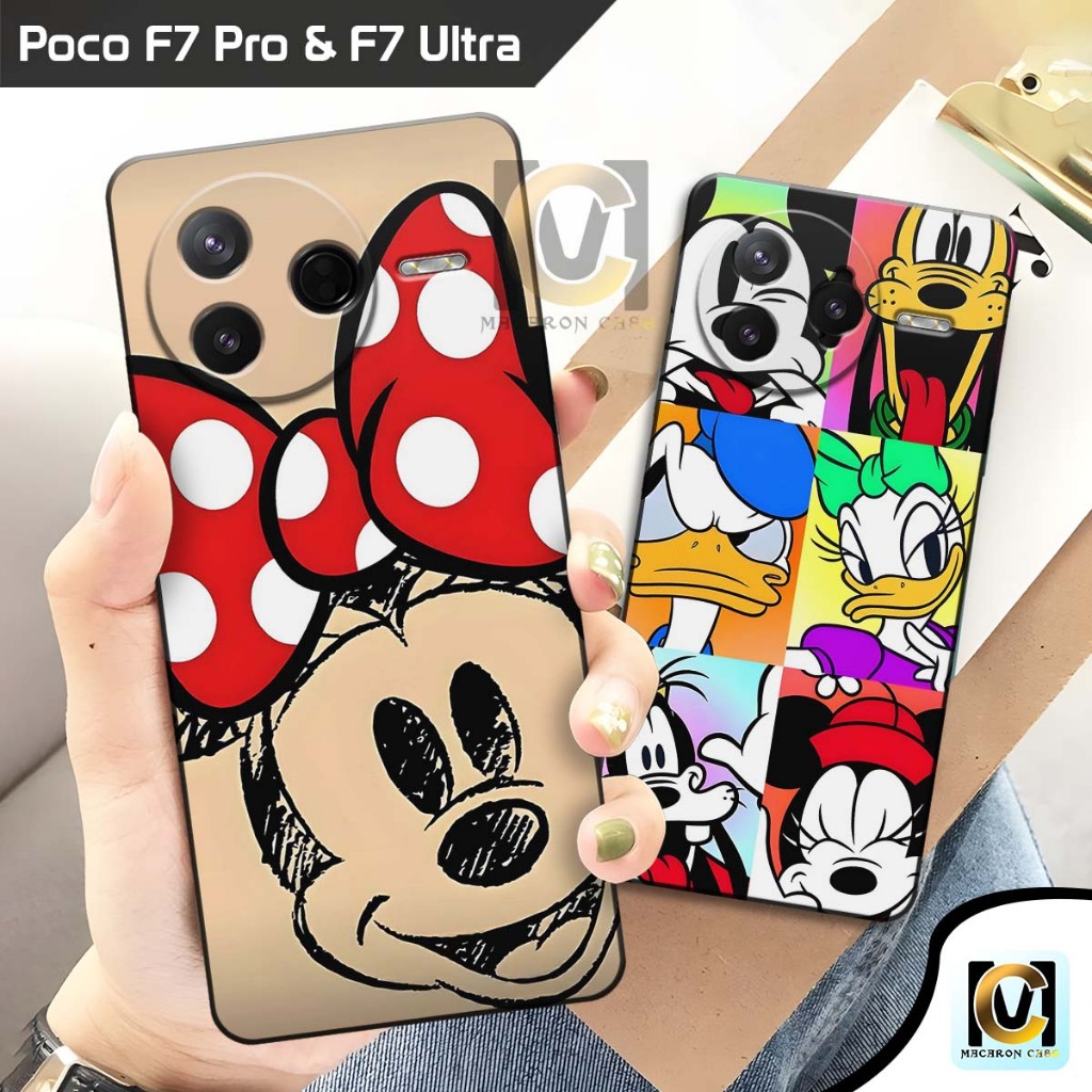 Case Poco F7 Pro 5G & Poco F7 Ultra 5G Terbaru 2025 Motif Mickey Mouse | SoftCase HP Poco F7 Pro 5G 