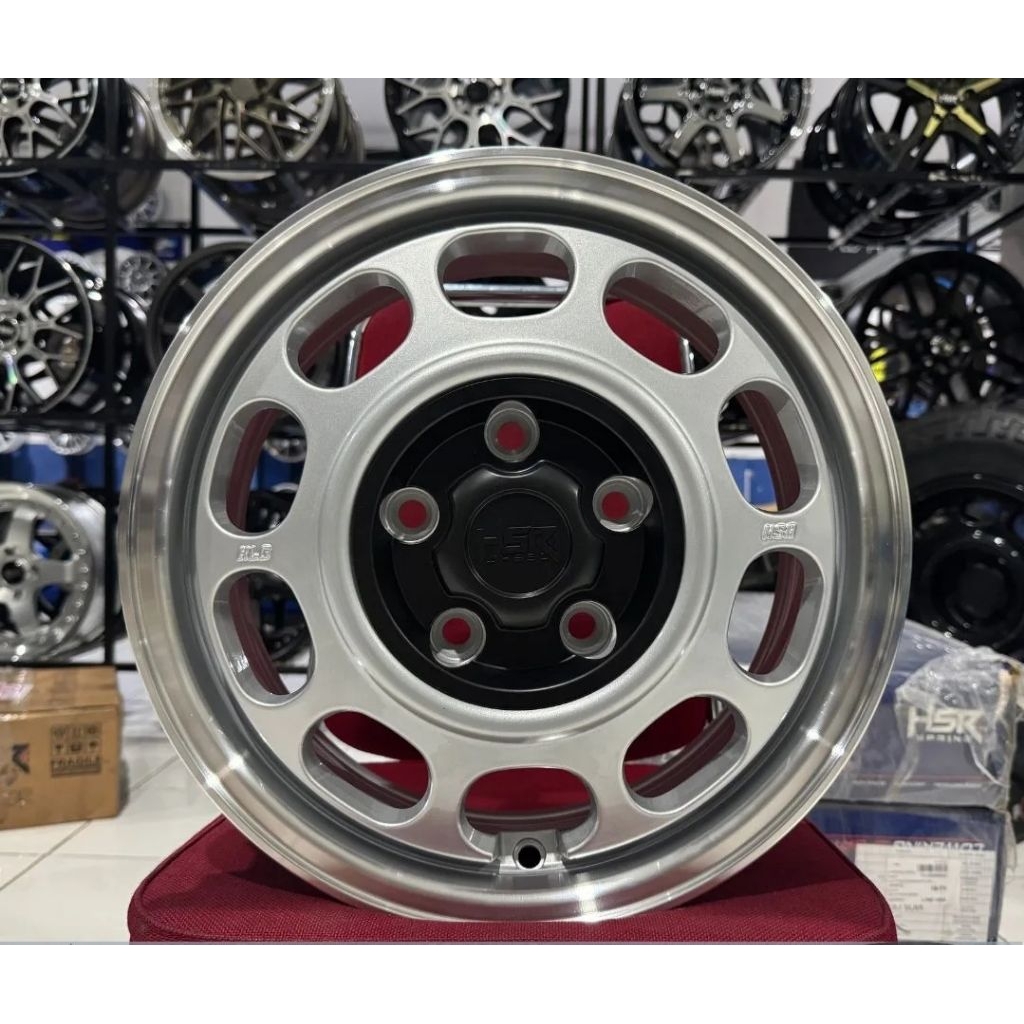 Velg mobil grandmax ring 14 HSR KLG lobang 5 cocok juga di L300 kuda dll