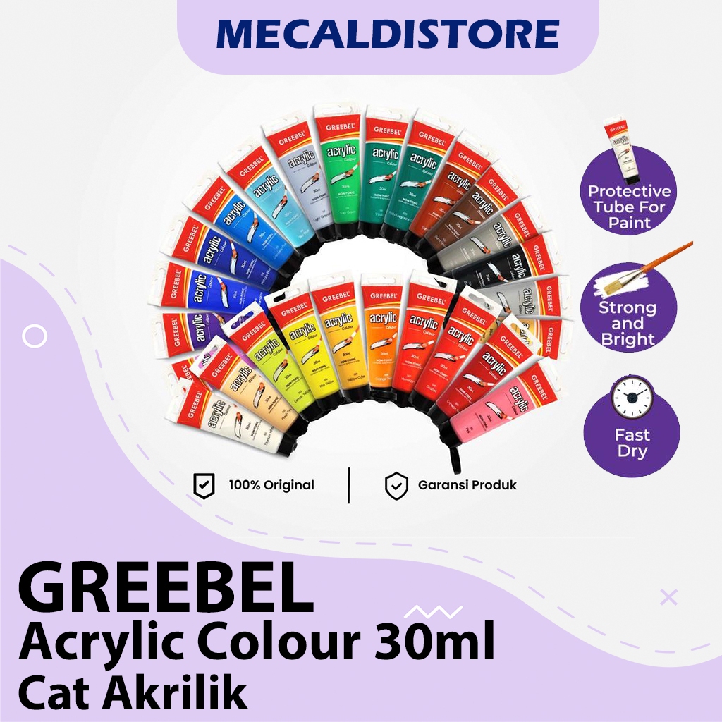 

CAT AKRILIK PAINT GREEBEL 30ML /ACRYLIC COLOUR /CAT LUKIS TERLARIS