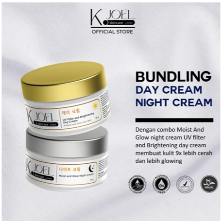 Kjoel Paket Bundling Day Cream & Night Cream [2 In 1] - BPOM