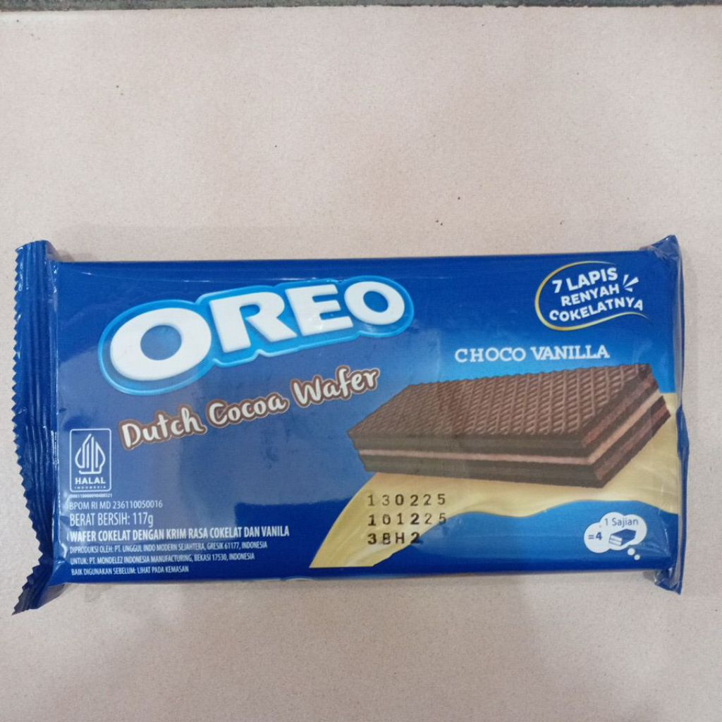 

Oreo Dutch Cocoa Wafer 117gr 1 Bungkus