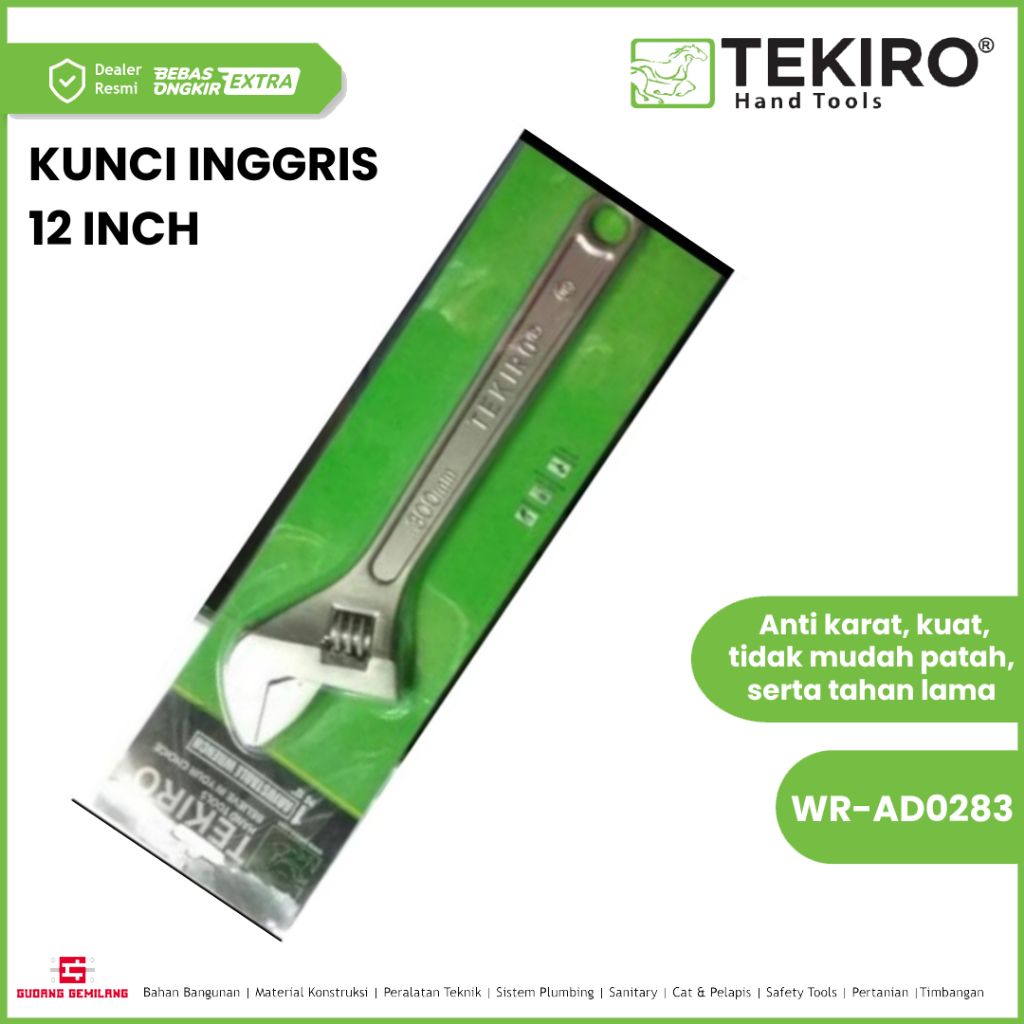 Tekiro Kunci Inggris 12" WR-AD0283