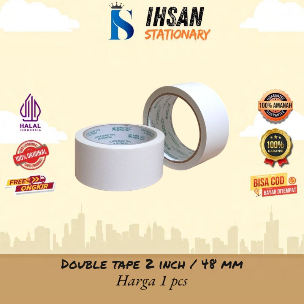 

Double Tape Surya 2 inch (48 MM) (1 Pcs)