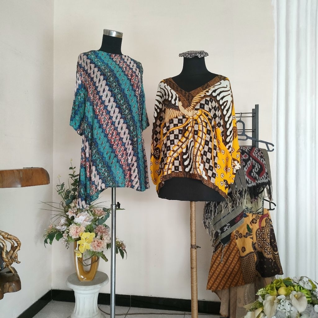 Atasan Batik Wanita Adem Ringan Bahan Viscose Premium