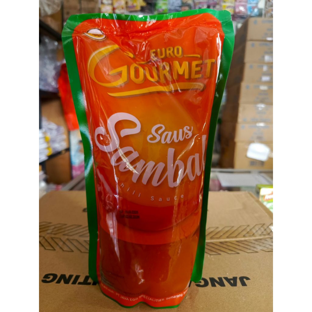

Saus sambal gourmet kemasan 1kg
