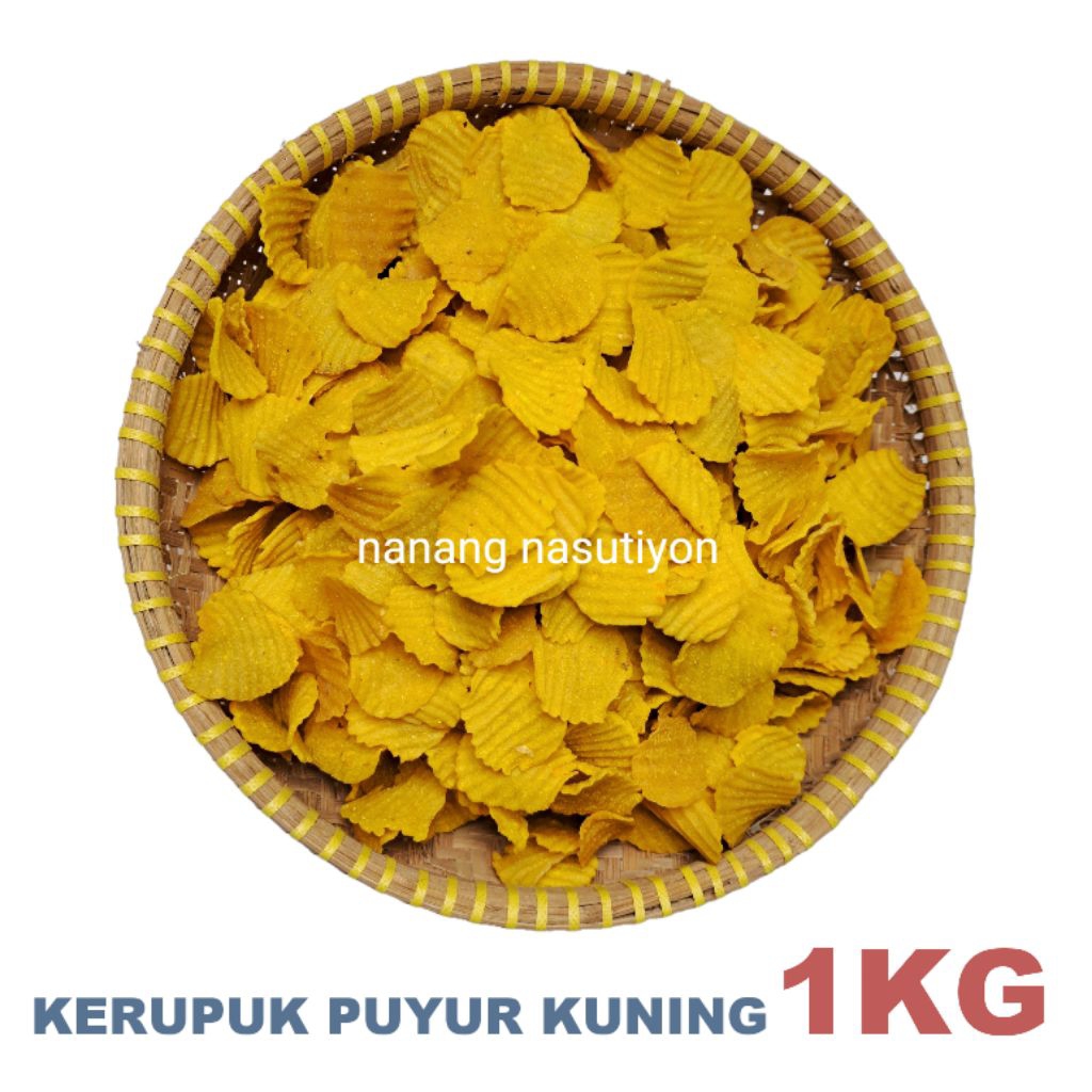 

KERUPUK SINGKONG PUYUR KUNING MENTAH SIAP GORENG 1KG