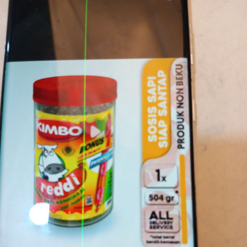 

KIMBO Reddi Sosis sapi toples