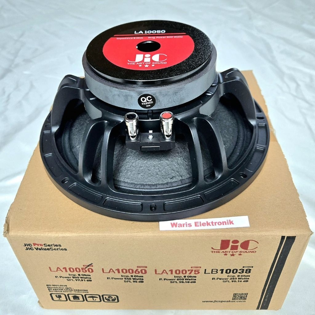 Speaker JIC 10 inch LA10050 8ohm 500W 97,91dB