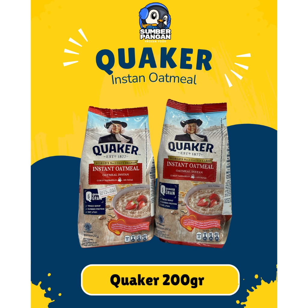 

Quaker Instant Oatmeal 200gr