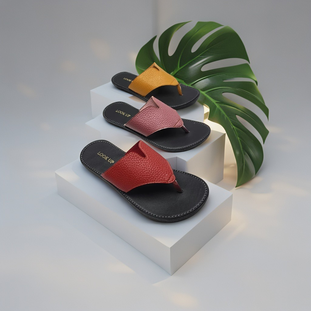 AMARA Look Up Sandal Kulit Wanita / Look Up Sandal