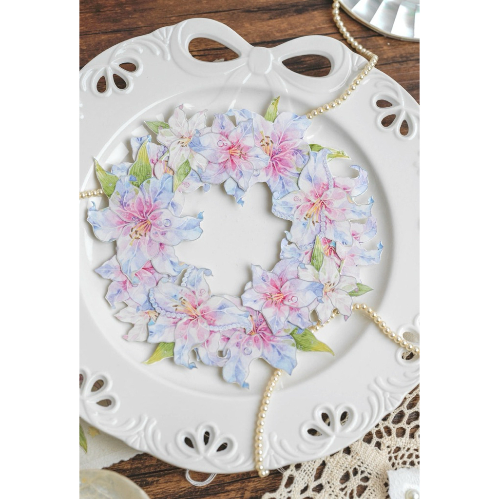 

Benchu Studio Lily and Pearl Crystal Embossed PET Tape