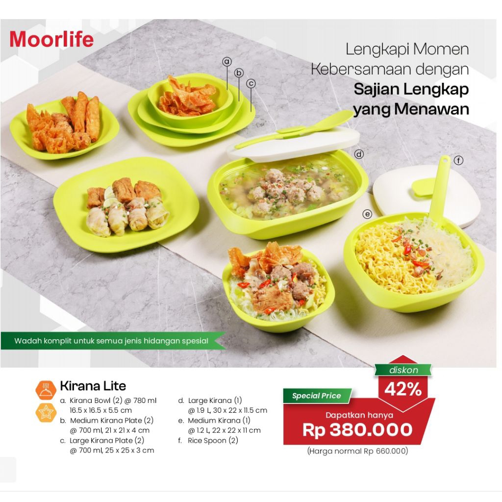 KIRANA SET LENGKAP PRASMANAN MOORLIFE