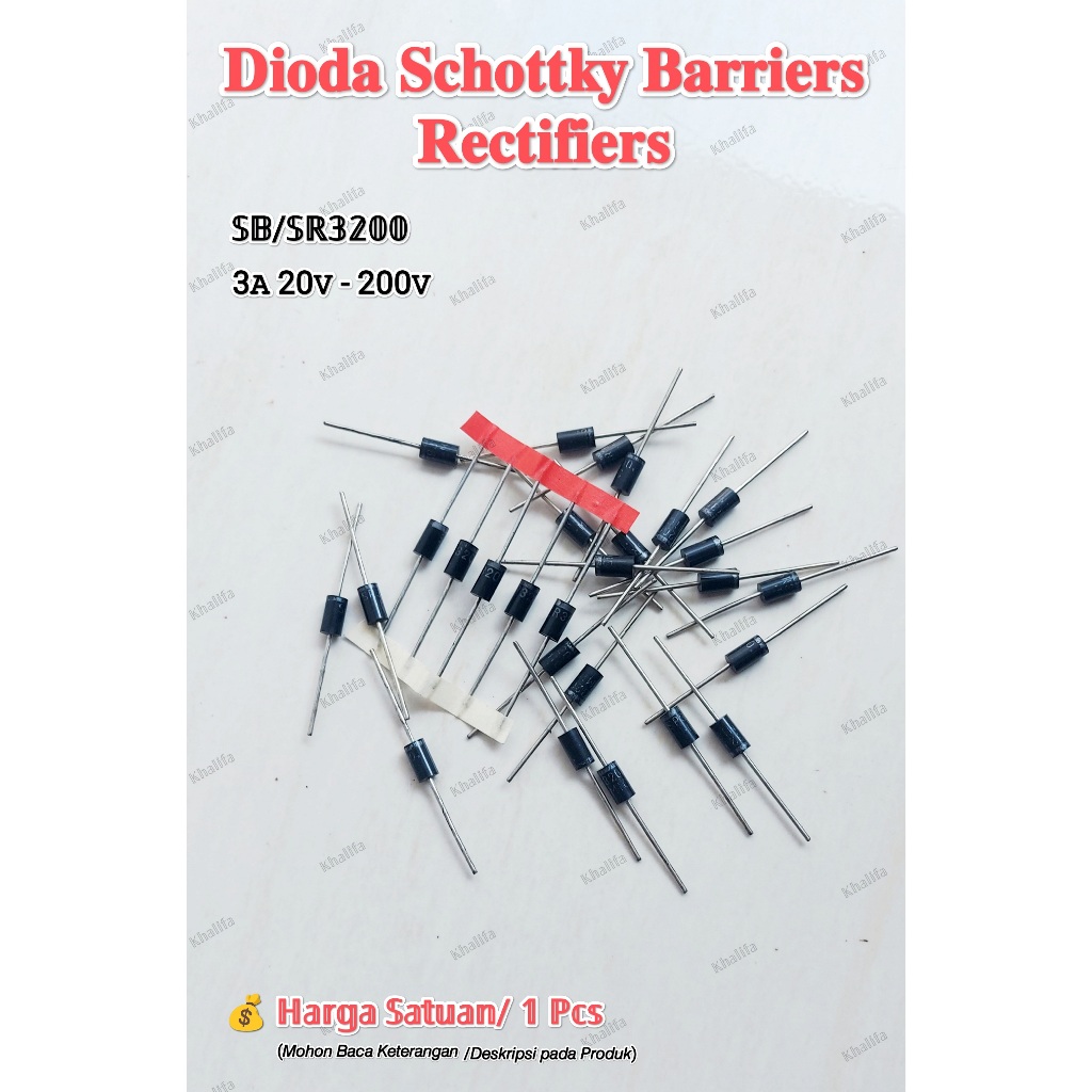 Dioda Mic Schottky Barrier SB3200 SR3200 SR SB 3200 Pengganti SB315 SB SR 315 SB320 SB360 SB3100 SR3