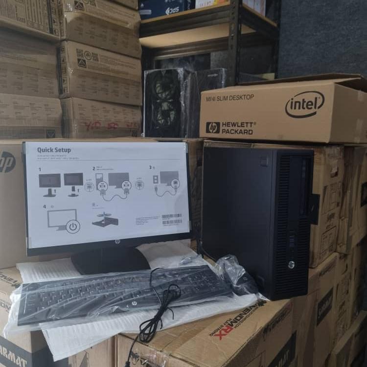 PC Desktop Hp Core i3 8gb HDD 1Tb 19inch Grs 1Tahun