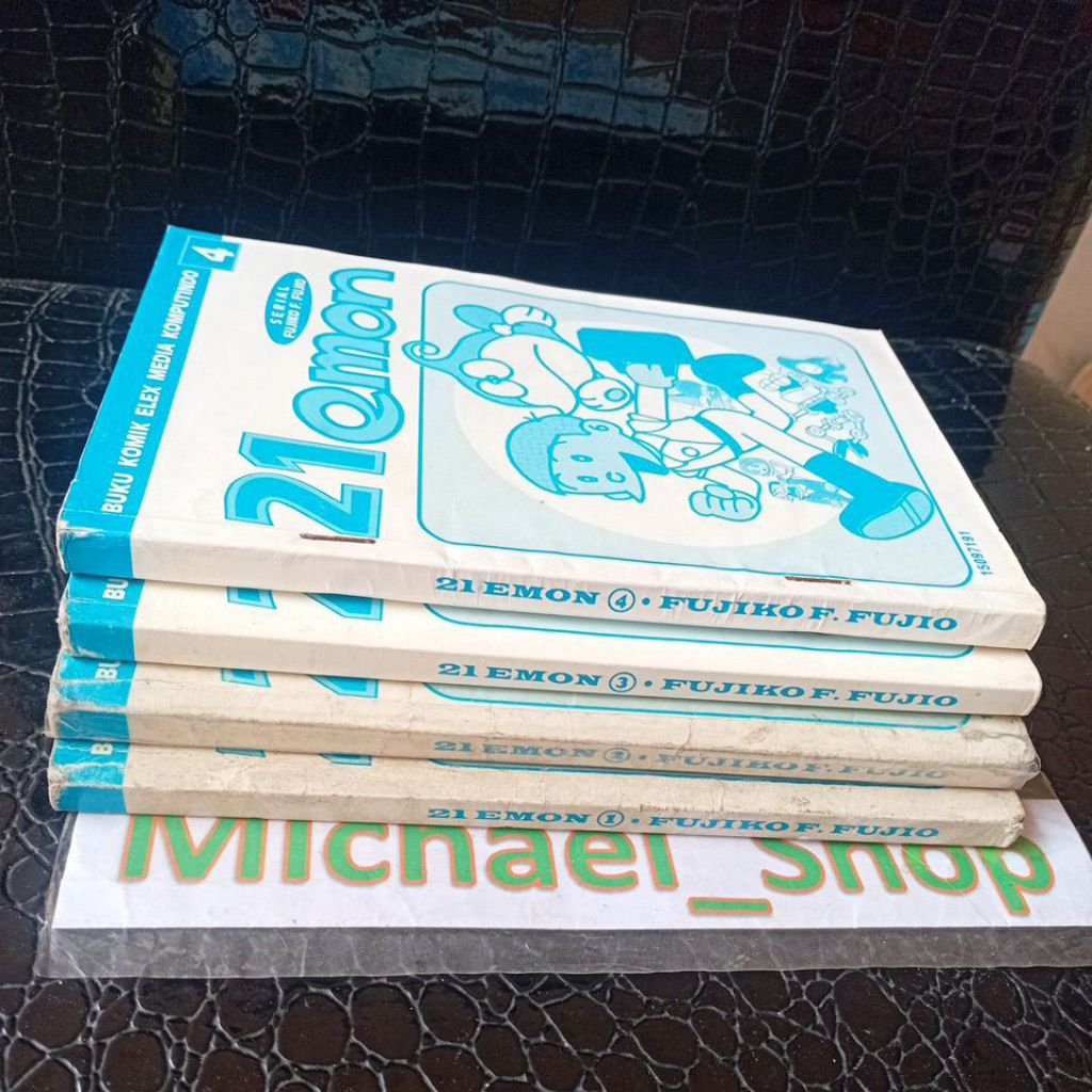 ( Kode C2 ) Komik 21emon 21 emon 1 2 3 4 Lengkap Fujiko F Fujio Langka ( Doraemon )
