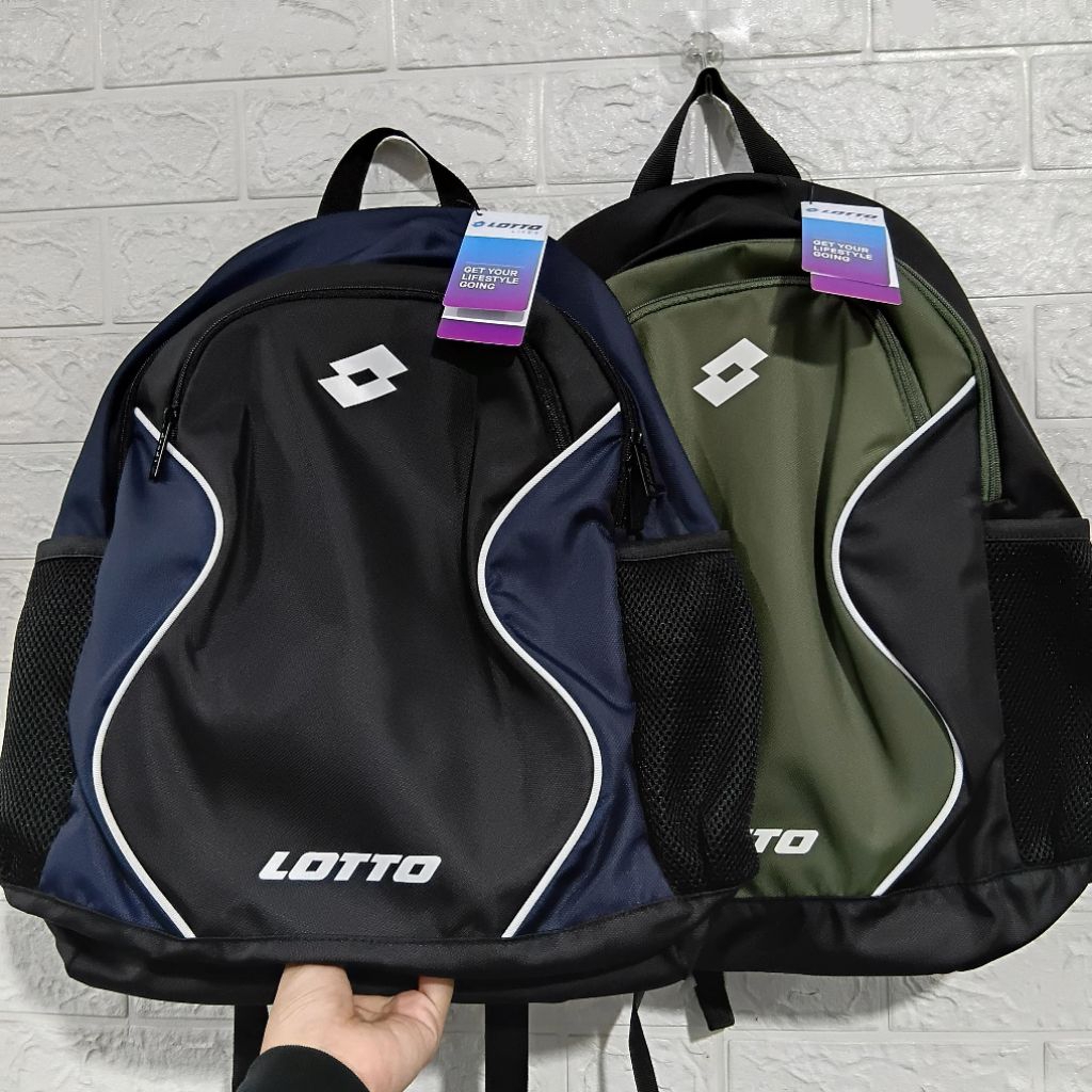 Lotto Carry Backpack Original - Tas Ransel Lotto - Lotto Tas Ransel | Tas Sekolah / Tas Kerja - Tas 