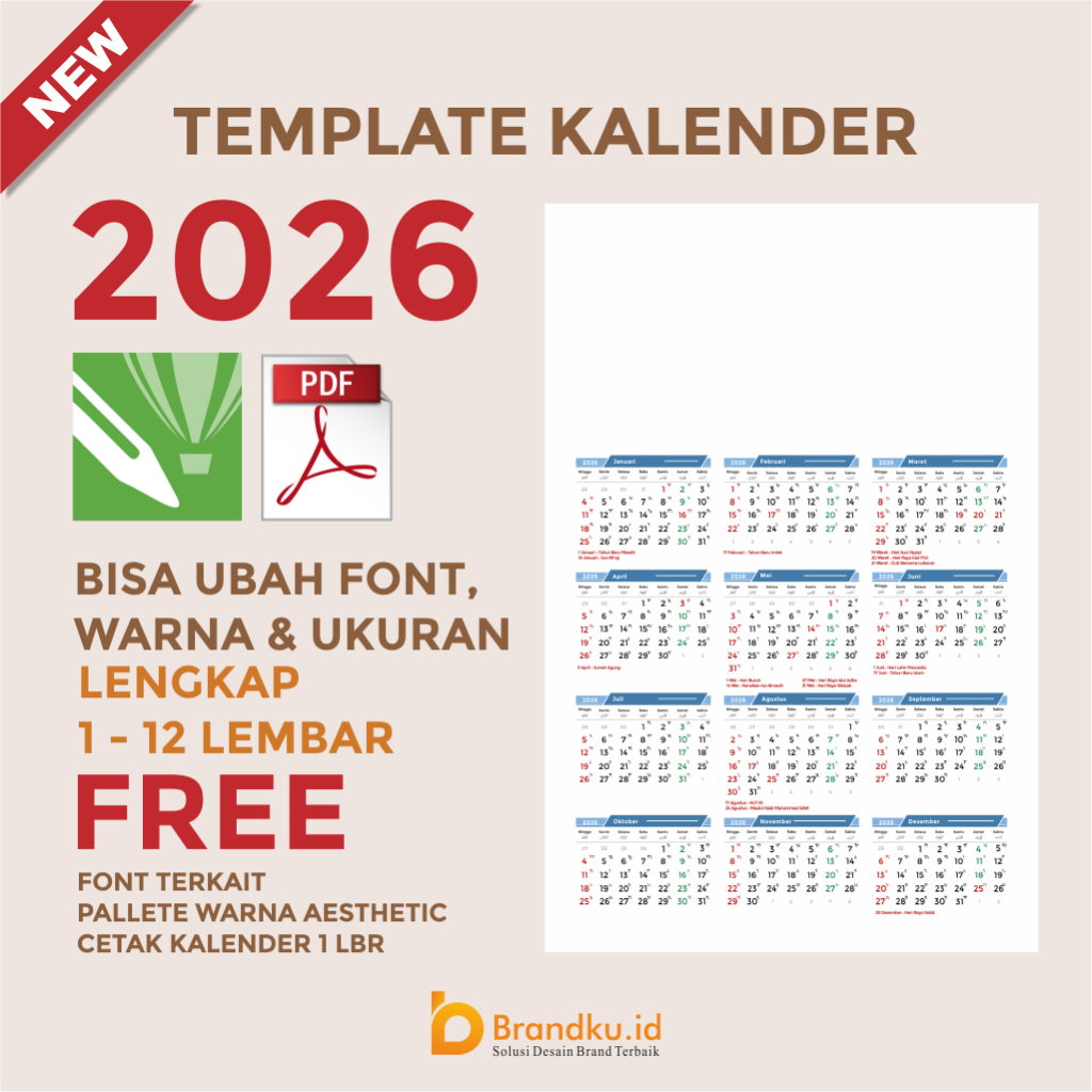 

Template Kalender 2026 Coreldraw Bisa Ganti Warna, Font, Ukuran Bahan Kalender 2026 Editable Kalender Hijriyah Kalender Jawa Lengkap Template Kalender 2026 CDR File Mentahan Kalender 2026