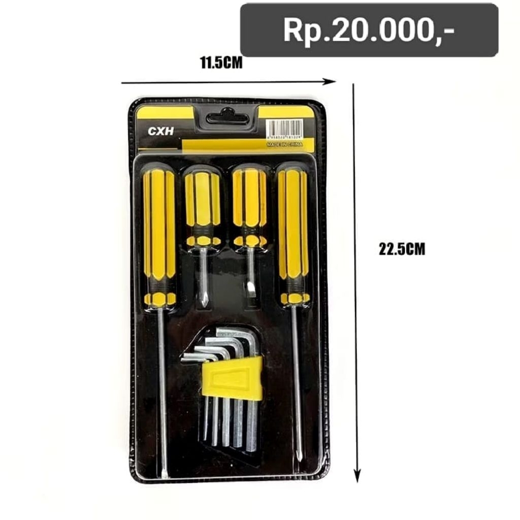 obeng set dan kunci L