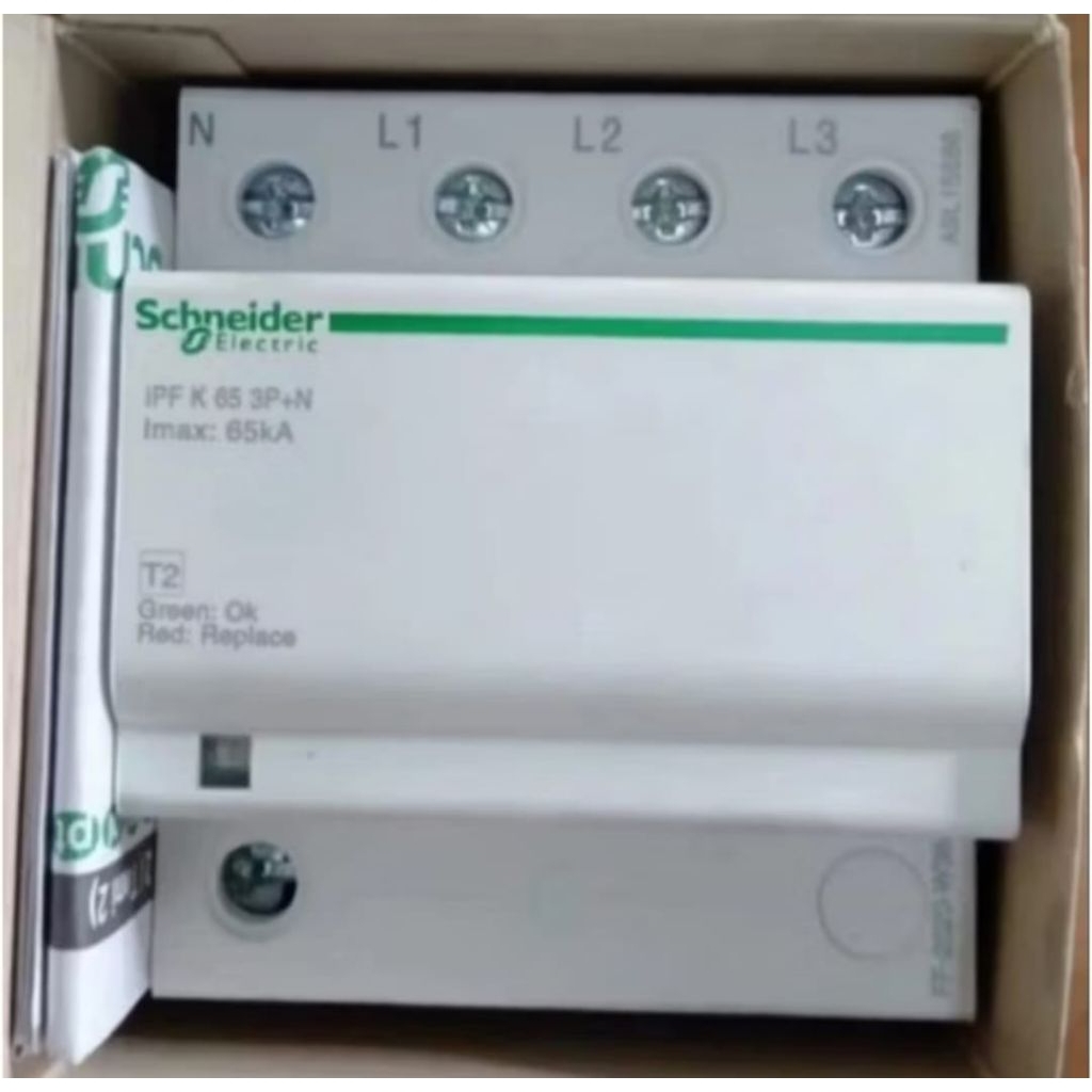 SURGE ARESTER SCHNEIDER IPF K  4P (3P+N ) 20KA, 40KA, dan 65KA  ORIGINAL