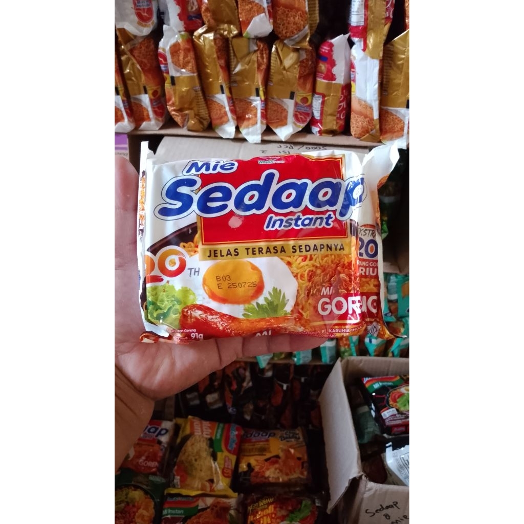 

MIE INSTAN SEDAAP BERBAGAI RASA