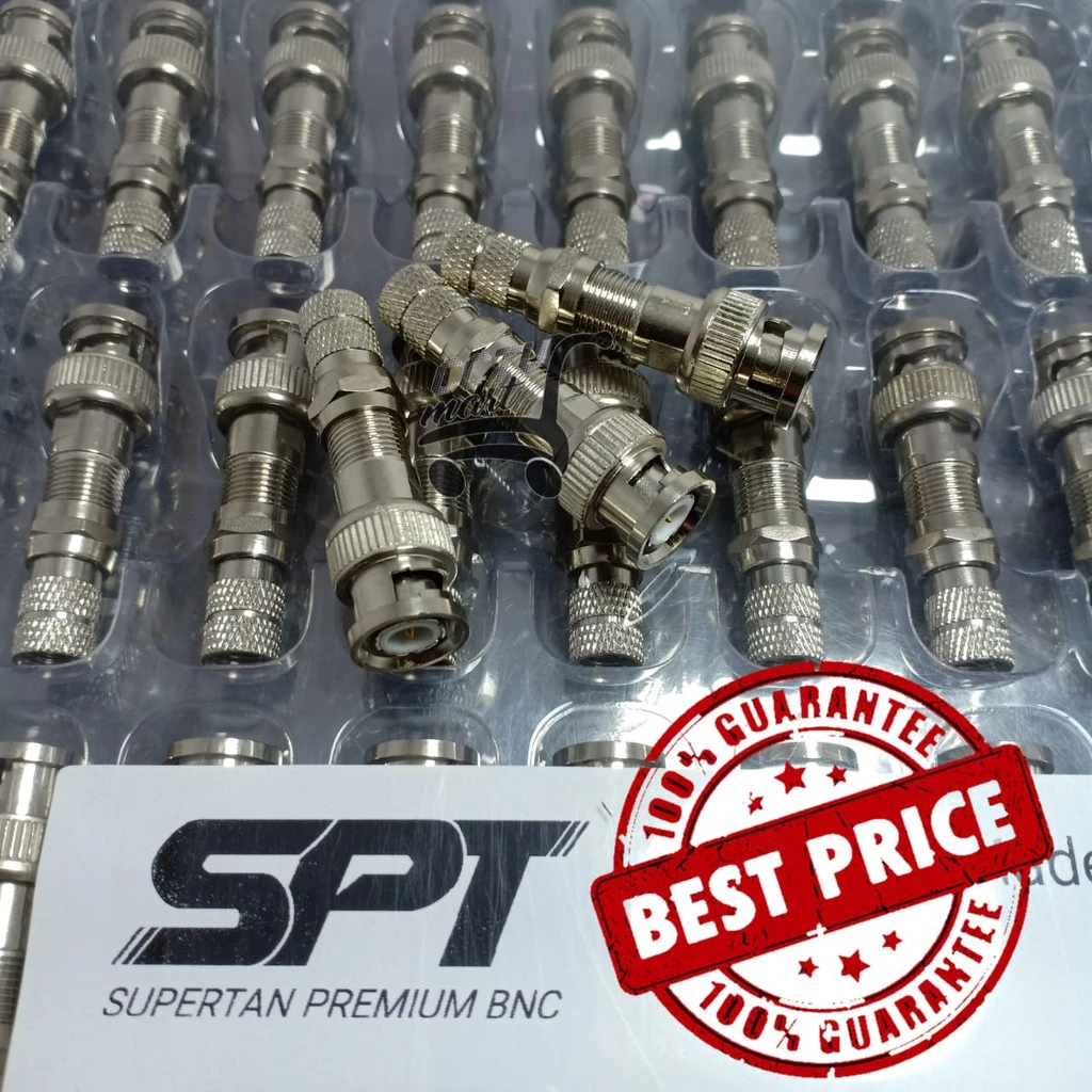 BNC Drat Connector SUPER CCTV Ori Taiwan / Konektor BNC Drat Taiwan