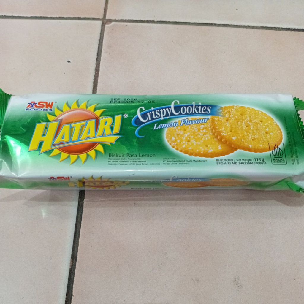 

Crispy Cookies Lemon Flavour 115gr 1 Bungkus