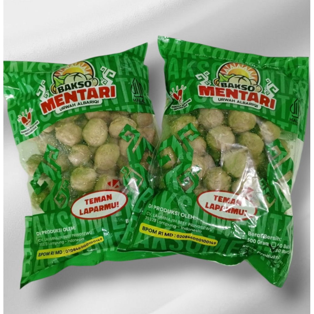 

Mentari Bakso Sapi Kombinasi kemasan 500 Gram