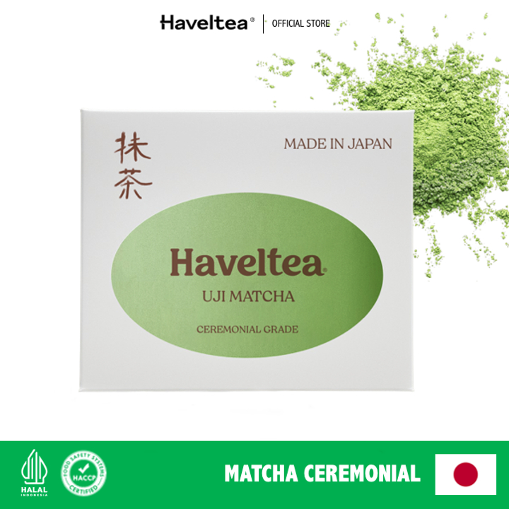 

Haveltea Uji Matcha Ceremonial Grade Matcha Powder 100% Japan