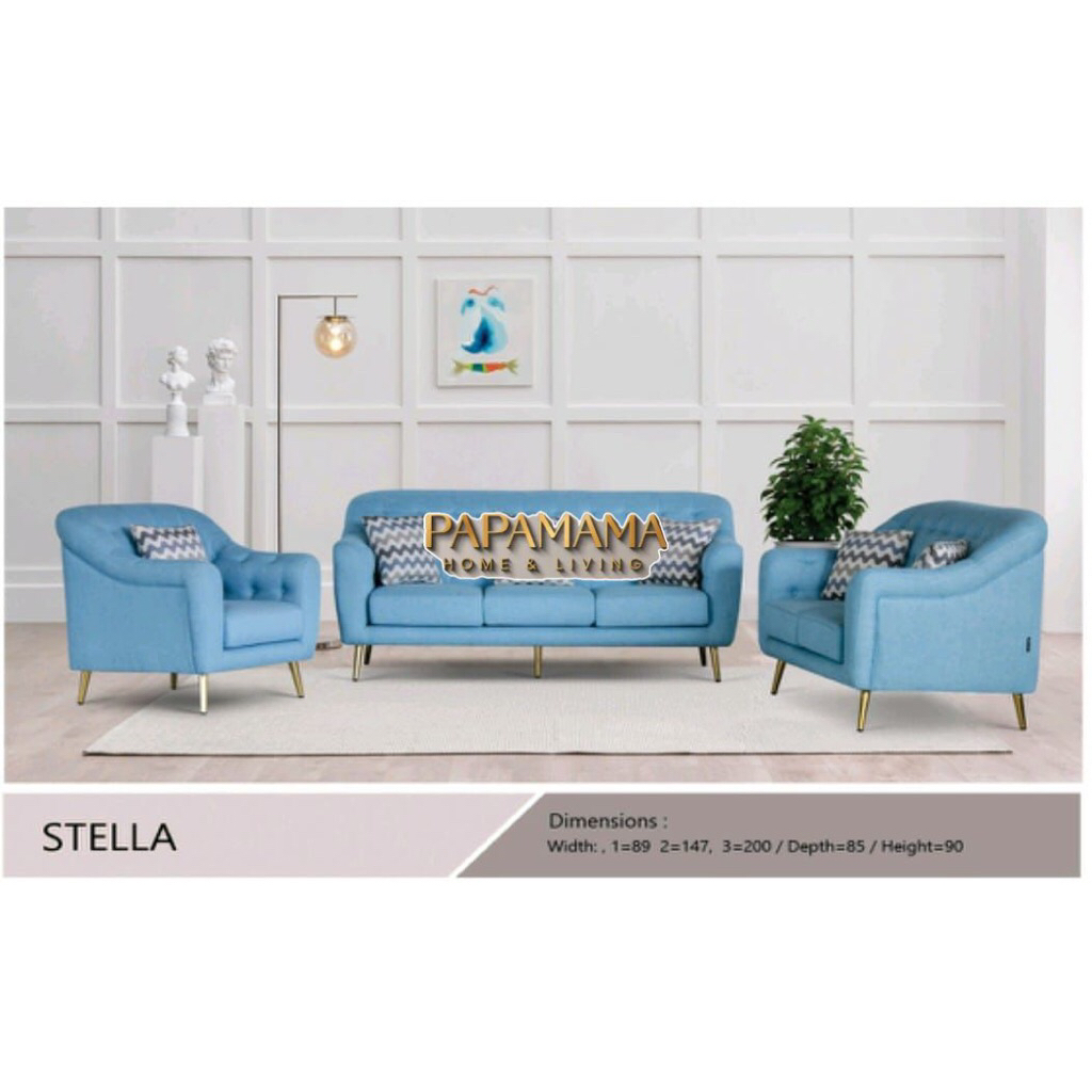 Sofa Tamu MODIS Tipe Stella - Sofa Minimalis Set 321 Person - Medan