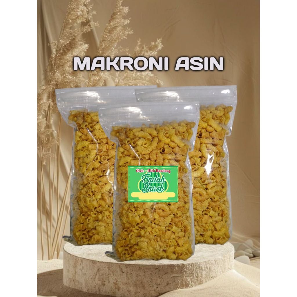 

MAKRONI ASIN/ PEDAS/ CIKRUH ENDAH SNACK