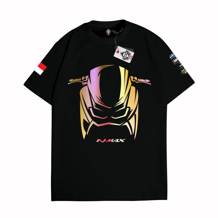 KARIMAKE Kaos Baju T Shirt Distro Unisex Gambar Motor YAMAHA NMAX 2020 HOLOGRAM PRINT