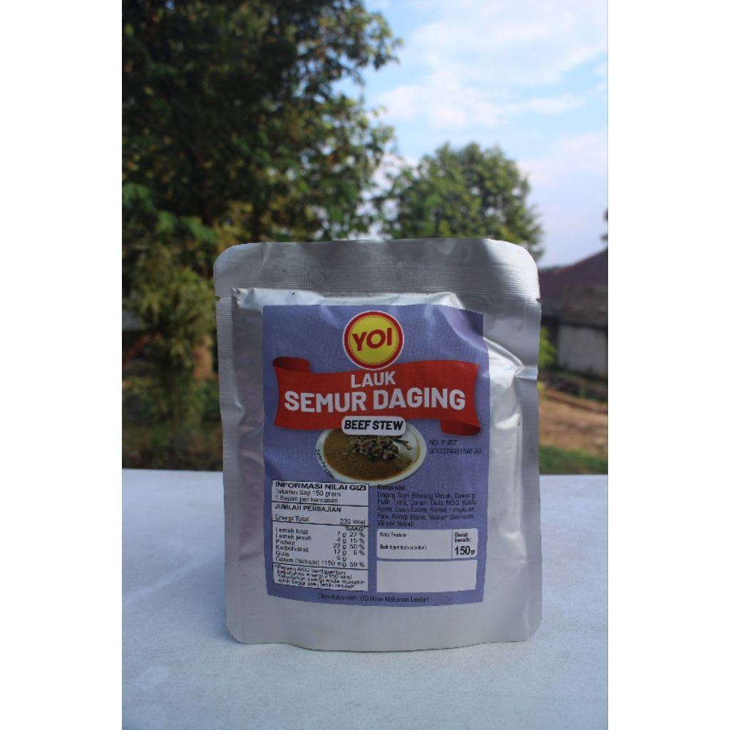 

Lauk Semur Daging YOI 150 gr
