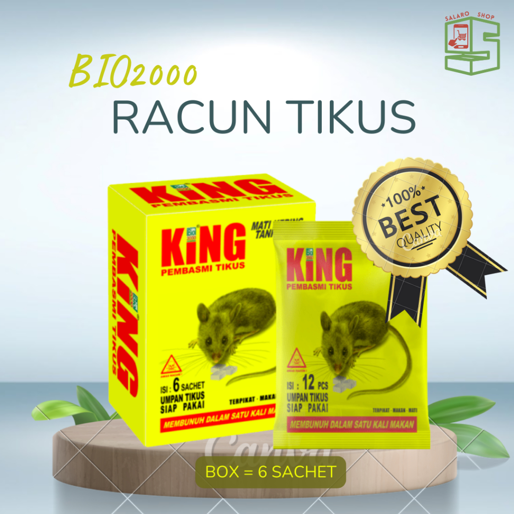 RACUN TIKUS 1 BOX - OBAT TIKUS - BIO 2000