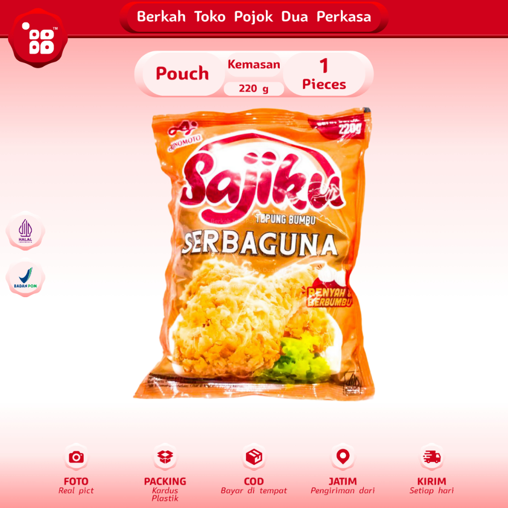 

Sajiku Tepung Bumbu Serba Guna 220 g