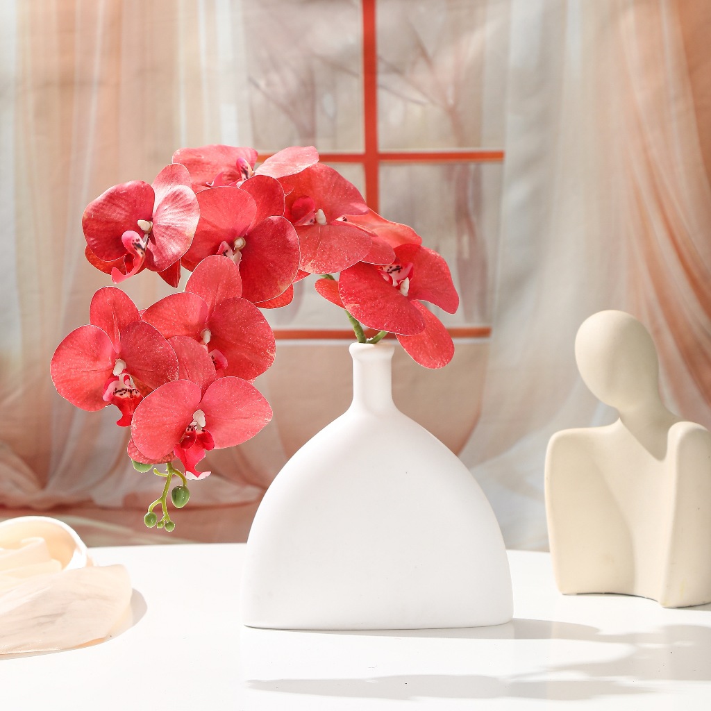 Ensemble Bunga Anggrek Bunga Hias Plastik Bunga Hias Plastik bunga hiasan ruang tamu