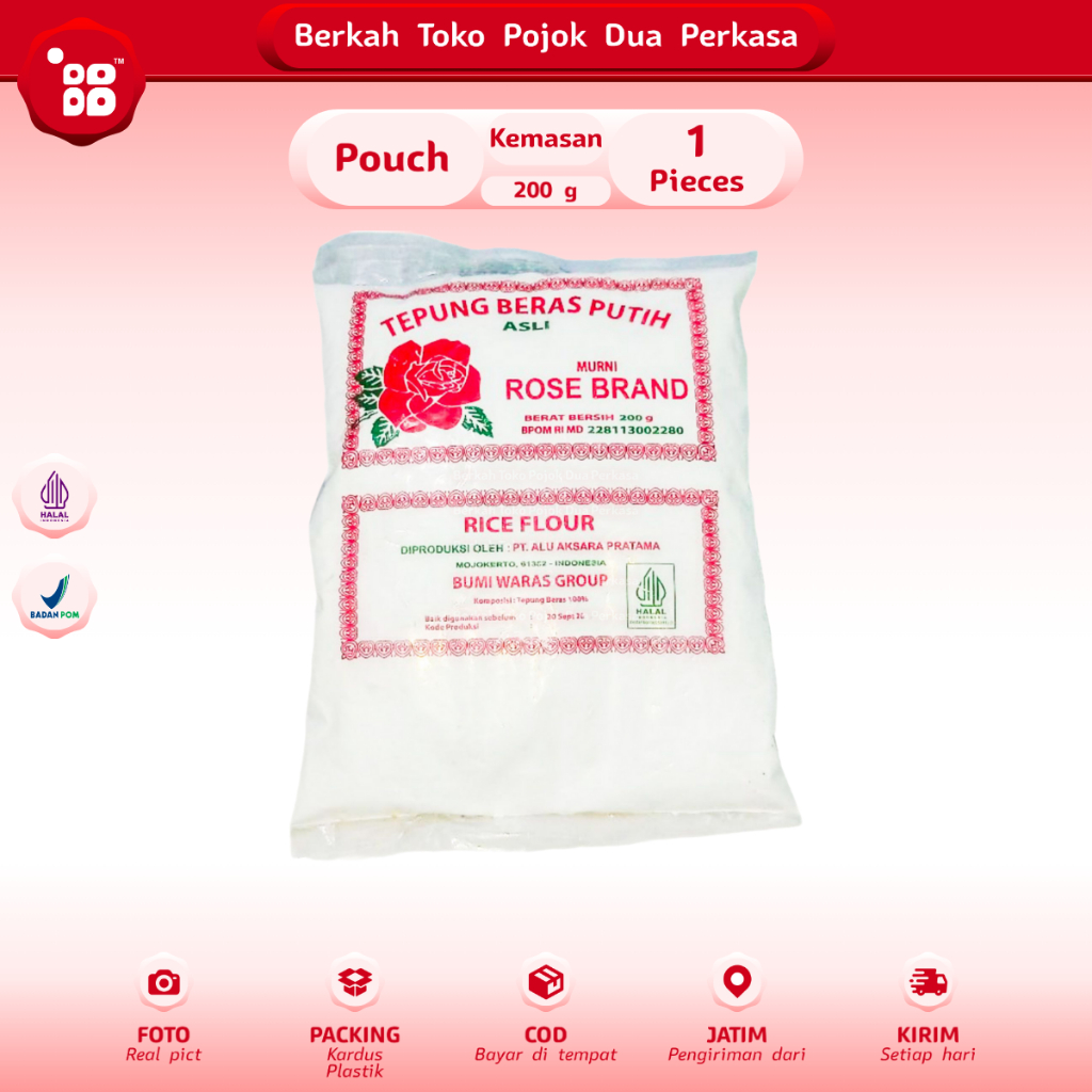 

Rose Brand Tepung Beras Putih 200 g
