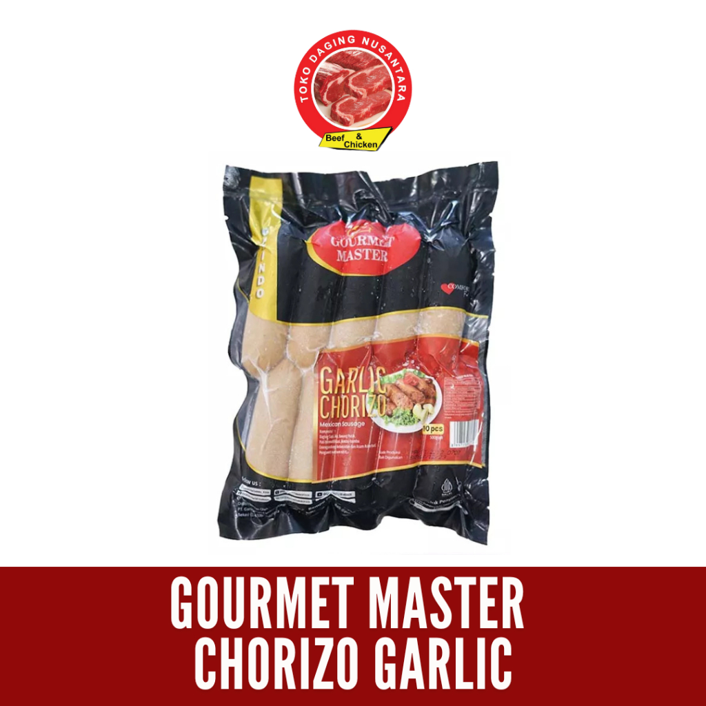 

Gourmet Master Sausage Chorizo Garlic 500 Gram