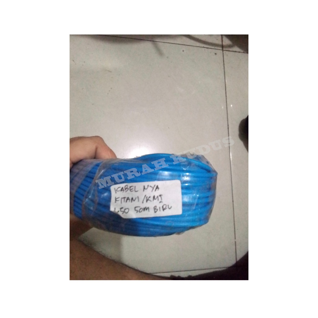 KABEL NYA KITANI/KMI 1,5 50M BIRU (ECER/1METER)