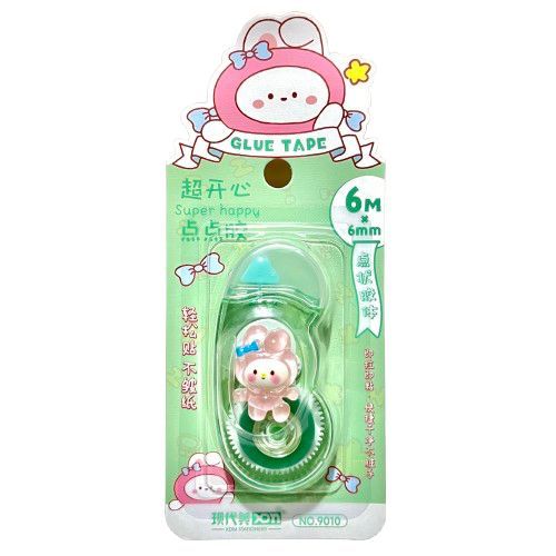 

GLUE TAPE BONEKA RABBIT 9010 / GLUE TAPE / LEM PEREKAT LUCU BONEKA / LEM PITA / PEREKAT GLUE / LEM FOTO KERTAS