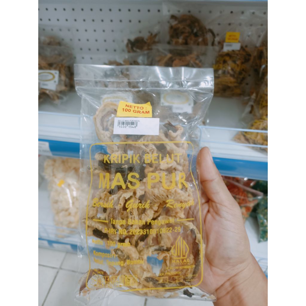 

kripik belut mas pur 100gr