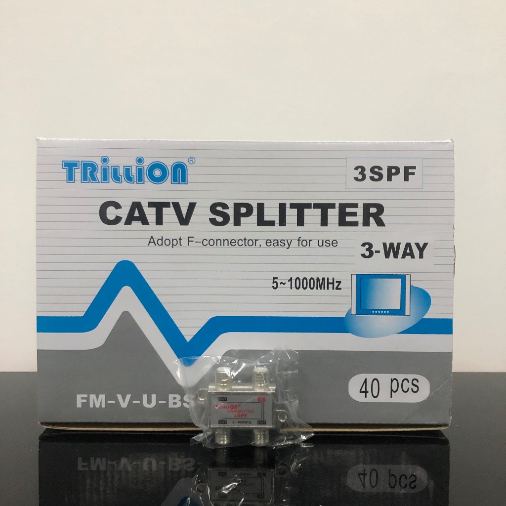 Splitter 3 Way Trillion 3SPF Frekuensi 5-1000 Mhz