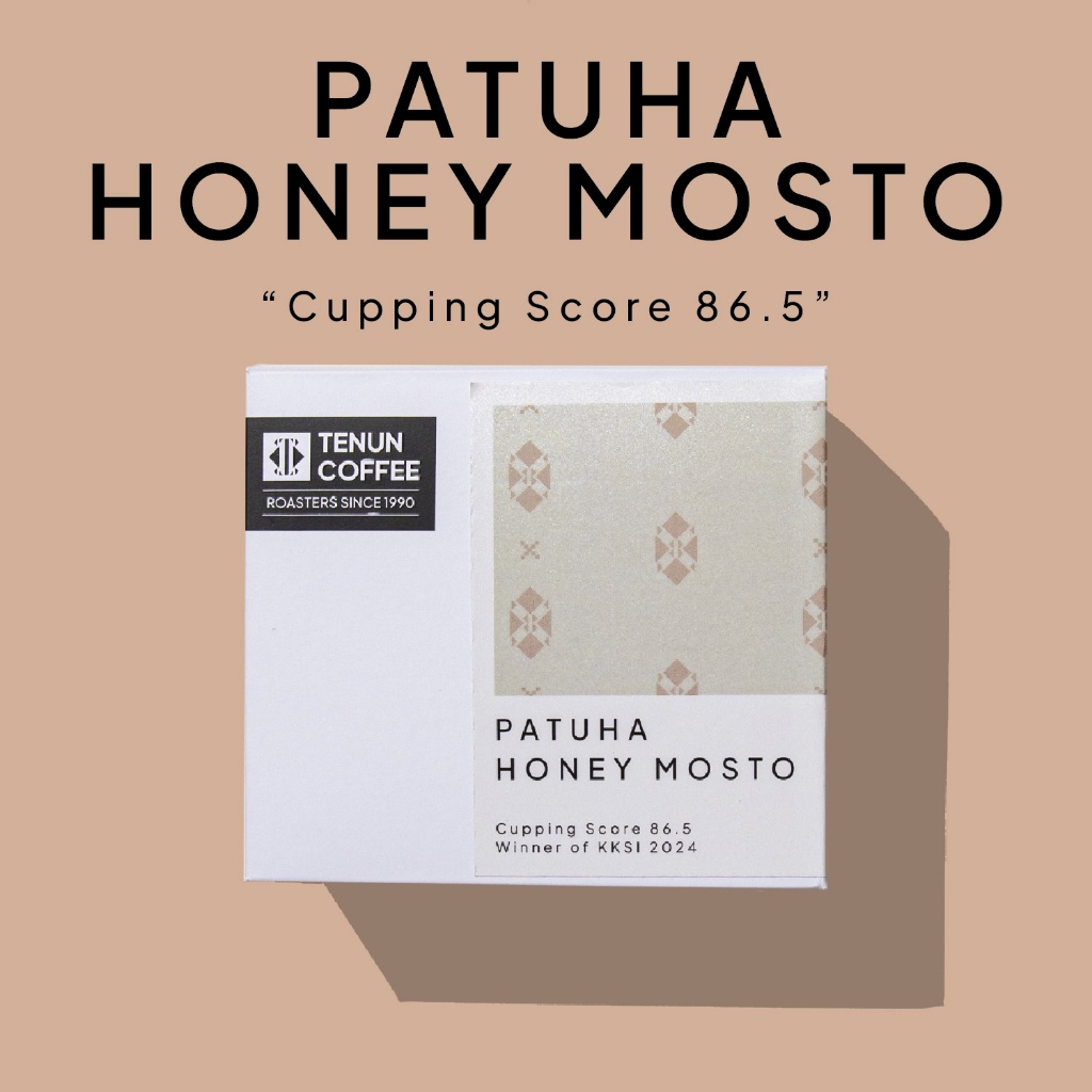 

TENUN COFFEE ROASTERS Arabica, Patuha Honey Mosto "Cupping Score 86.5" Honey Mosto Process, Filter Coffee/Biji Kopi - 200g - 200gr Filter