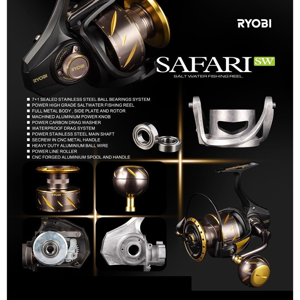 Reel RYOBI SAFARI SW Size 5000, 5500, 6000