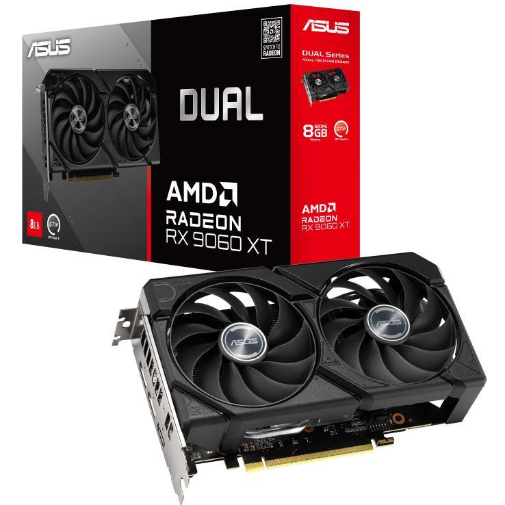 ASUS DUAL AMD RADEON RX 9060 XT 8GB GDDR6 DUAL-RX9060XT-8G