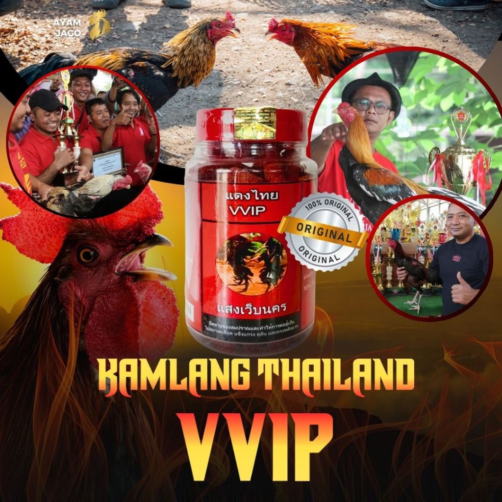 ORIGINAL KAMLANG KERING THAILAND EXTRAFOODING RED THAI VVIP MERAH