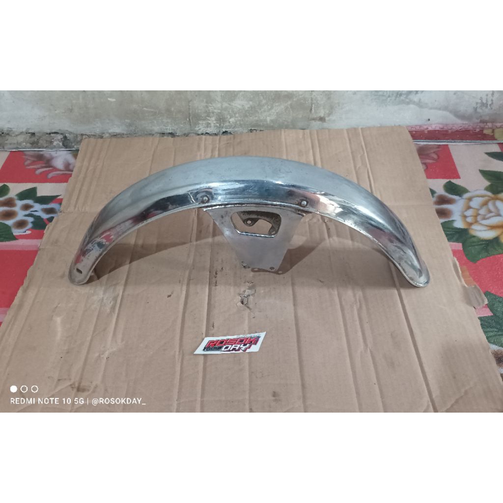 Selebor Depan GL100 Original Selebor Slebor Spakbor Depan Honda GL100 GL125 Thn 82-94 Original Lepas